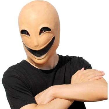 Imagem de Cute Alien Latex Mask - Halloween smiling Horror Mask - Green Full Head Costume