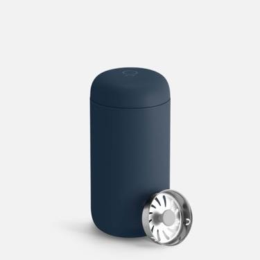 Imagem de Fellow Caneca de Viagem Carter Move de 355 ml - Aço Inoxidável Isolado - Copo de Café com Interior de Cerâmica - Azul