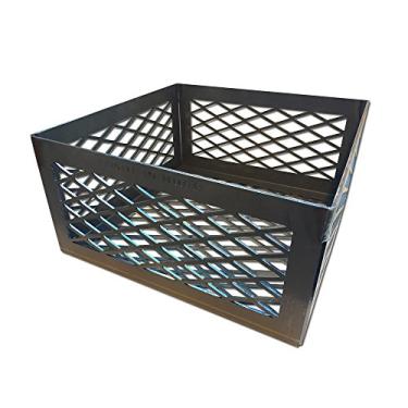 Imagem de Total Control® BBQ Charcoal Basket smoker pit fire box 12 x 12 x 6 for B-B-Chef Brinkmann for Char-Broil Chargriller New Braunsfel old countryL8