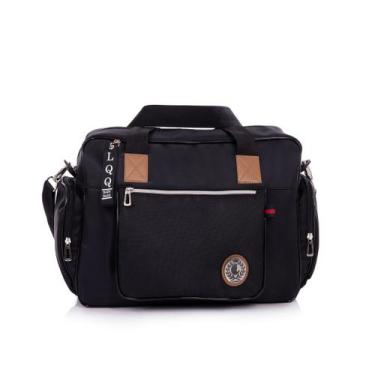 Imagem de Bolsa Maternidade Lequiqui All Black Grande