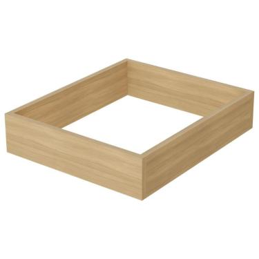 Imagem de Módulo Cozinha Marquesa Kit De Rodapé Multilinha 40x47x10cm Nature