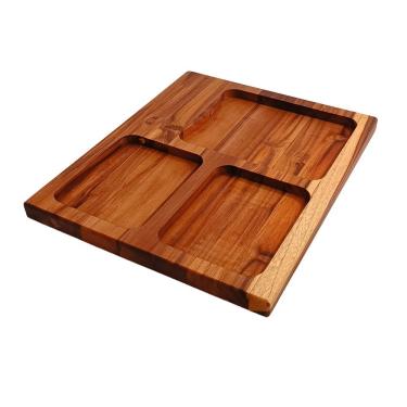 Imagem de Tábua Para Frios / Petisqueira Retangular Madeira Teca