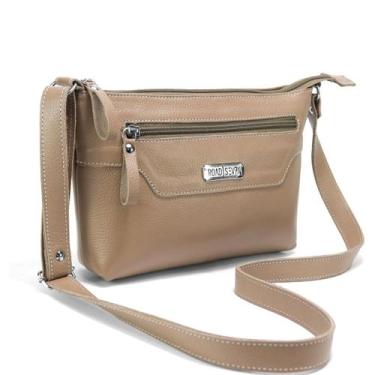 Imagem de Bolsa Feminina em Couro Legitimo Alça Transversal Pequena Road Seven, 