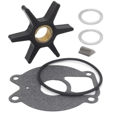 Imagem de QUICKMARINER Kit De Serviço Impulsor Bomba D'Água Quickmarine 8508910 Para Motor Popa Mercury Marine 13,5 15 18 25 Hp, Substituição 47-8508910 47-850893 47-8M0027792 Sierra 18-3057 Com Chave E Junta