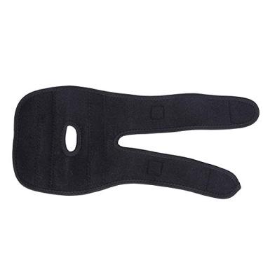 Imagem de Arm de fitness de guarda de cotovelo esportivo Suporte de proteção de proteção para o badminton tênis poliéster preto 40x16.5cm