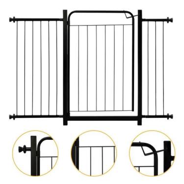 Imagem de Grade Proteção Bebes Cachorro Criança Portão Pet Para Portas Escadas C
