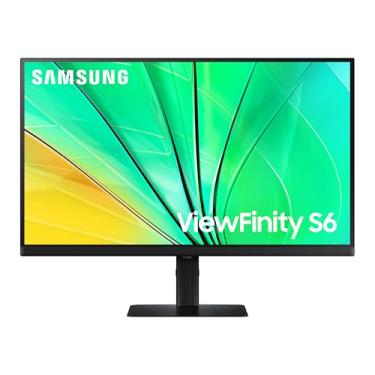 Imagem de SAMSUNG Monitor de computador de alta resolução ViewFinity S6 (S60D) série QHD de 68.6 cm, 100Hz, HDR10, várias portas com HDMI, DisplayPort, USB-A, configuração fácil, suporte ajustável em altura