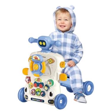 Imagem de Andador de Atividades para Bebê 5 em 1 com Som e Luz Azul - Castela