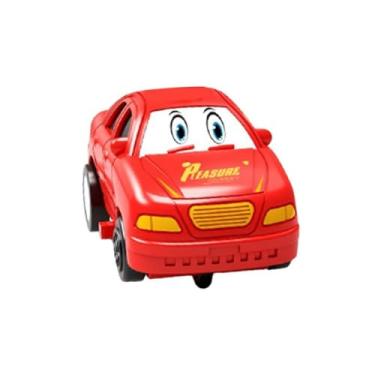 Imagem de shamjina Quebra-cabeça das crianças trilho elétrico carro de construção brinquedo ferroviário carro haste jogos de tabuleiro presentes de aniversário prática, Vermelho