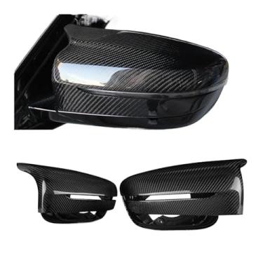 Imagem de Capa de espelho de fibra de carbono compatível com 5 7 8 séries 6GT G30 G31 G11 G12 G14 G15 G16 M5 F90 tampa de visão traseira de carro de substituição 2016+
