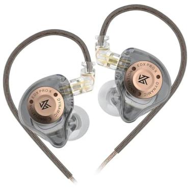 Imagem de Fones De Ouvido Com Fio Baixo Estéreo HIFI Earbuds De Música Fones De Ouvido Esporte Auscultadores Com Cancelamento De Ruído Edx Pro X Cor Cinza Com Microfone