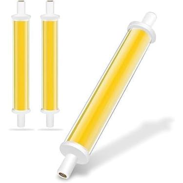 Imagem de Lâmpada Led R7s 118mm Regulável, Substituição Do Holofote Led Cob 30w R7s Para Lâmpada Halógena 300w, Lâmpadas De Tubo Linear De Base Dupla R7s 118mm, Sem C, Natural White, 118mm 30W 2pcs