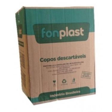 Imagem de Copo plástico descartável fonplast 180ml c/5000