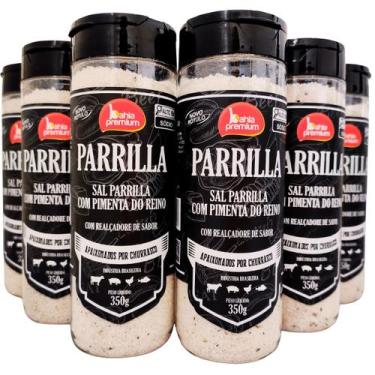 Imagem de Sal Parrilla Kit 6 unidades 5 Sabores Chimichurri Defumado Original Le