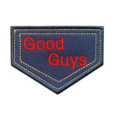 Imagem de Antrix Remendo engraçado para bonzinhos, bonzinhos bonitos na moda, bordado completo de ferro em costura no patch de bons homens para crianças, adolescentes adultos, patch de fantasia clássica para mochila, roupas de trabalho, uniforme, bonés, arnês de cachorro