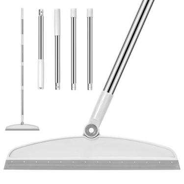 Imagem de Rodo de piso de silicone multifuncional Magic Broom nacena