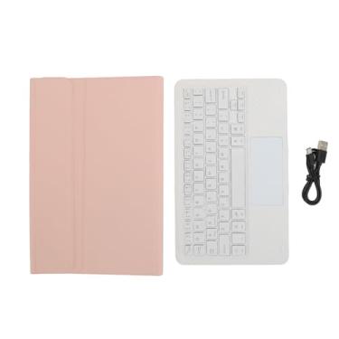 Imagem de Caixa de teclado para para Mi Pad 6 6 Pro 11 polegadas 2023 PU STAND TAPLE COM TECHADO DE BLUETOOTH sem fio removível magnético (Róseo)
