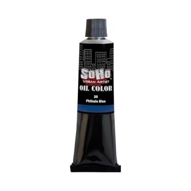 Imagem de Soho Urban Artist Tinta a óleo - azul ftalo, tubo de 170 ml - Cores a óleo mais valorizadas para pintura, excelente carga de pigmento