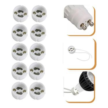 Imagem de 10 Soquete Com Rabicho Para Dicroica Gu10 Led E Halógena 0