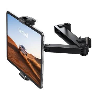 Imagem de Suporte para Tablet STCH01 Encosto de Cabeça Carro Preto, Ideal para Entretenimento Durante Viagens