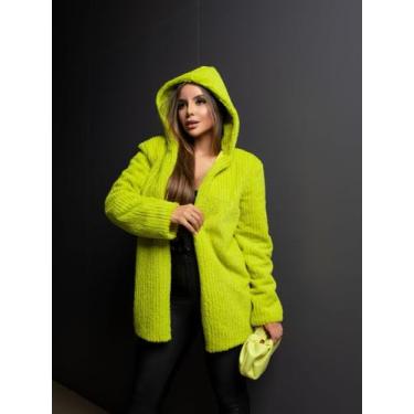 Imagem de Casaco dinarah - segredo da moda , Verde, M