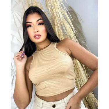 Imagem de Croped regata com bojo - Carol 