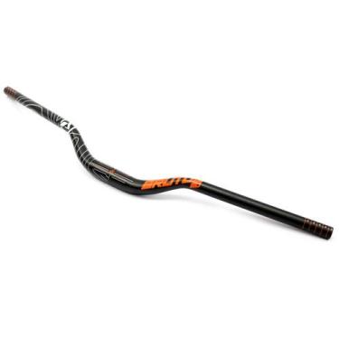 Imagem de Guidão Bicicleta Absolute Brutus 50 Preto Laranja 31.8x780mm