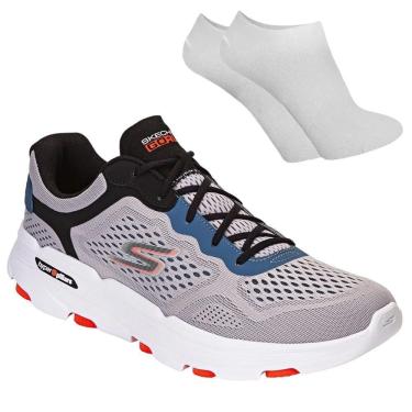 Imagem de Kit Tênis Skechers Go Run 7.0 Masculino + Par de Meia