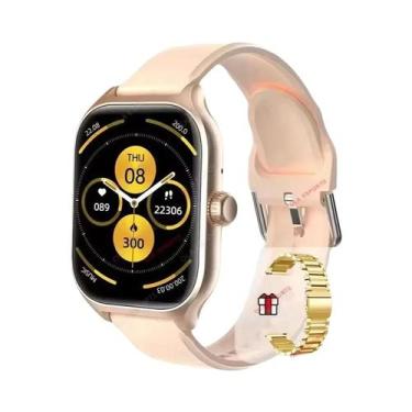 Imagem de Smartwatch Unissex À Prova D'Água Com Controle De Frequência Cardíaca,