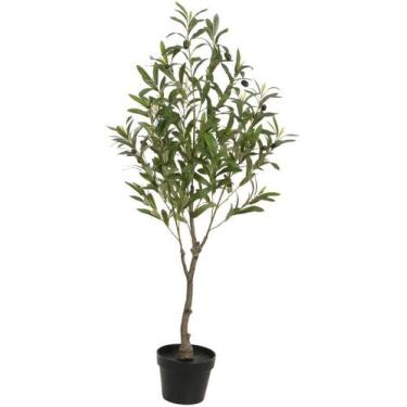 Imagem de Planta Artificial Arvore Oliveira C/Pote X360 Verde 1,20m - FLORESCER 