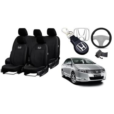 Imagem de Capa de couro para o banco city 2009-2016 proteção impermeável