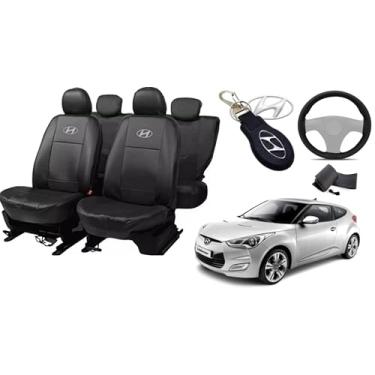 Imagem de Capa de couro para o banco veloster 2011-2014 proteção impermeável