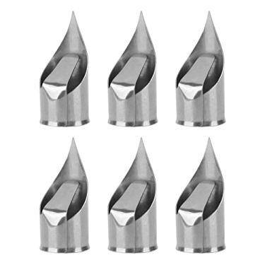 Imagem de Tnfeeon Ferramenta de Lapela de Costura, Protetor de Dedo de Aço Inoxidável, 6 Peças de Design Inovador para Costura Precisa e Acolchoado, Ideal para Costurar Mangas e Calças, para Uso Doméstico