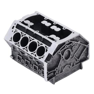 Imagem de SUNGOOYUE Porta-canetas para Cartão de Visita, Formato de Motor de Resina, Grande Capacidade, Adição de Mesa Ideal