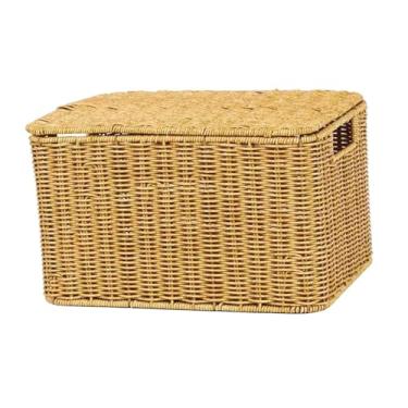 Imagem de Generic Cesto de vime para mesa, organizador, prático e com grande capacidade, ideal para guardar diversos objetos na da cozinha, 32.5 Cm X 22.5 Cm X