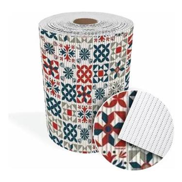 Imagem de Tapete Tropical Kapazi Azulejos 2.0 43cm