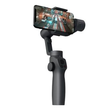 Imagem de Gimbal Estabilizador de 3 Eixos para Celular, Suporte Profissional para Gravação de Vídeos, Controle Manual, Preto
