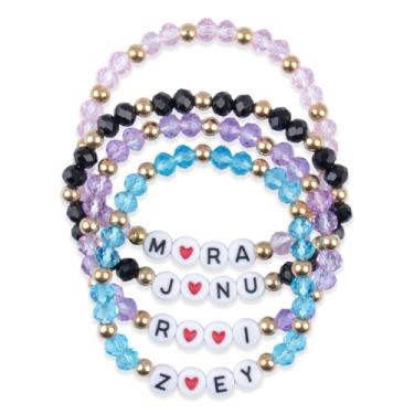 Imagem de Claire Katie Pulseiras elásticas empilháveis, pulseiras de contas da amizade, mercadoria demoníaca, presente de aniversário e Natal para pequenas fãs, joias de presente exclusivas, One Size, Acrílico