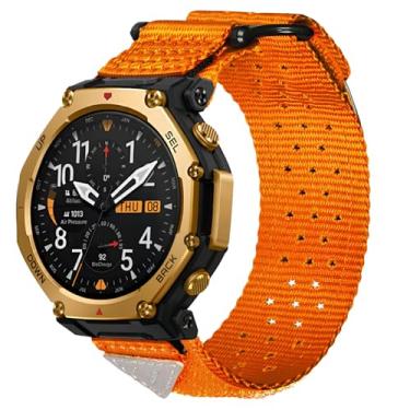 Imagem de FIILIIX Pulseira de nylon premium para Amazfit T-Rex 3 Pro, pulseira de durável para esportes ao ar livre (não serve para Amazift T-Rex 3)