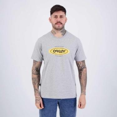 Imagem de Camiseta Oakley Ellipse Sun Flower Cinza-Masculino