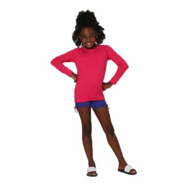 Imagem de Camiseta Infantil Pro Uv Line Pink-Feminino