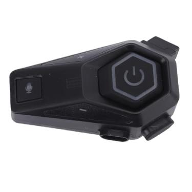Imagem de XUXHOU Fone de Ouvido para Motocicleta, 5.3, Intercomunicador para Capacete Com Cancelamento de Ruído, Ipx6, à Prova d'água, Rosto Inteiro, Alto-falante para Pilotos
