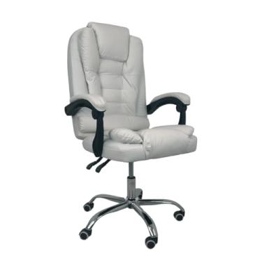 Imagem de Oficial Webshop - Cadeira De Escritório Presidente Soft Reclinável Ergonômica Branco