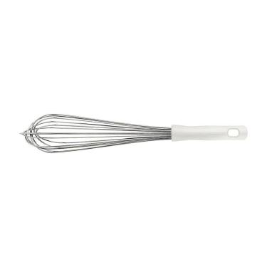 Imagem de Batedor Manual Profissional Em Inox Com Cabo Em Polipropileno Branco 40cm - Tramontina
