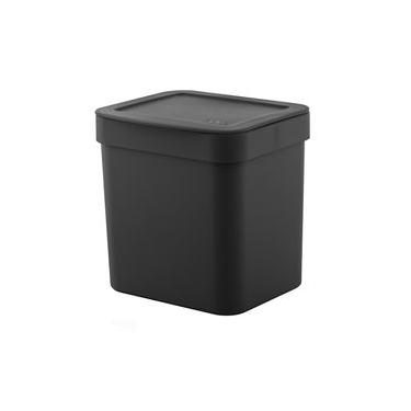 Imagem de Lixeira Trium Preta 2,5 Litros - Ou
