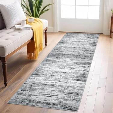 Imagem de HGTRH Tapete de corredor para corredores de cozinha, macio, antiderrapante, lavável, tapete de corredor baixo, tapetes abstratos para corredores, cozinha, lavanderia, quarto, entrada B 120 x 200 cm