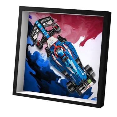 Imagem de WETCEAOM Display Wallboard for Lego Speed Champions Visa Cash App RB VCARB 01 F1 Race Car 77246, Compatible with Lego Car Wall Mount Display Frame Lover (Model Not Included)