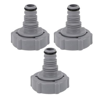 Imagem de 3 peças de Válvula Dreno Piscina Substituição para P6H1419 Plástico com Desempenho Duradouro Aperto Seguro Sem Vazamentos Instalação Fácil Direta Acessórios Equipamentos e Spa