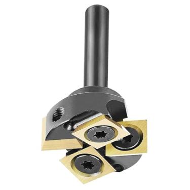 Imagem de Fabater Broca de Roteador de Inserção de Carboneto de 1 Polegada para Trabalho Pesado 4 Inserções para Projetos de Artesanato Laminado Compacto de Aplainamento de Laje