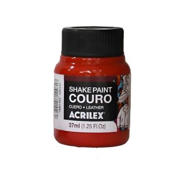 Imagem de Verniz Para Couro Acrilex 100ml Base Água – Acabamento Semibrilho, Fosco ou Brilhante, Proteção e Durabilidade Para Couro Natural e Sintético (VERMELHO FOGO 507)